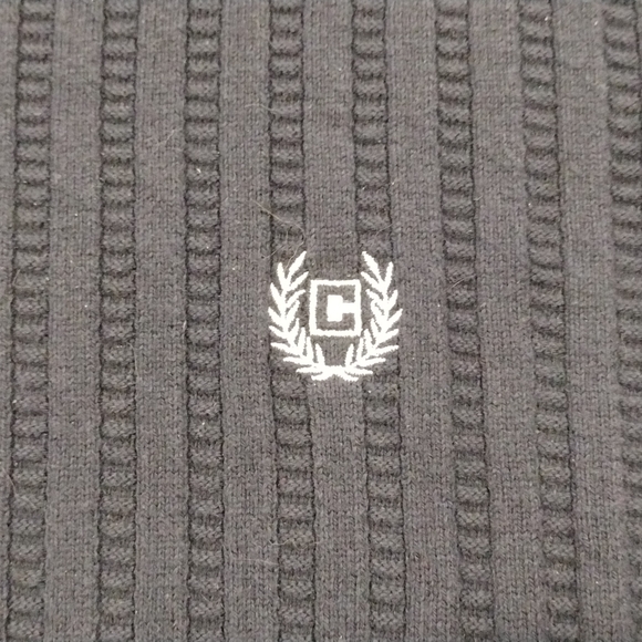 Chaps sweater vest xl navy blue 100%cotton - Picture 2 of 8